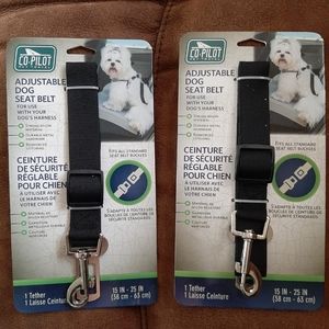 NEW Dog Seat Belt Leash, flawed package